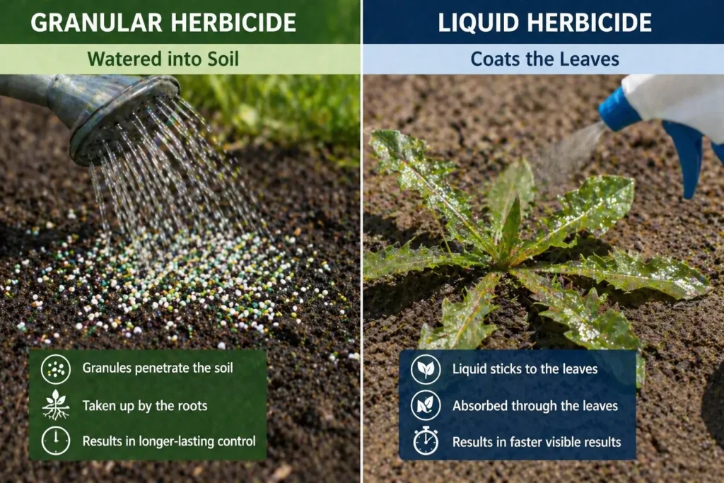 Pre-emergent vs post emergent rain rules for best time to spray weeds before or after rain