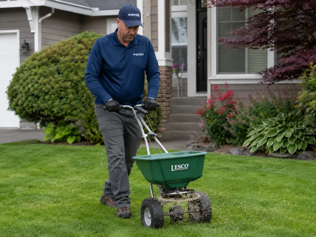 Applying grub control to stop an animal that digs holes in my yard